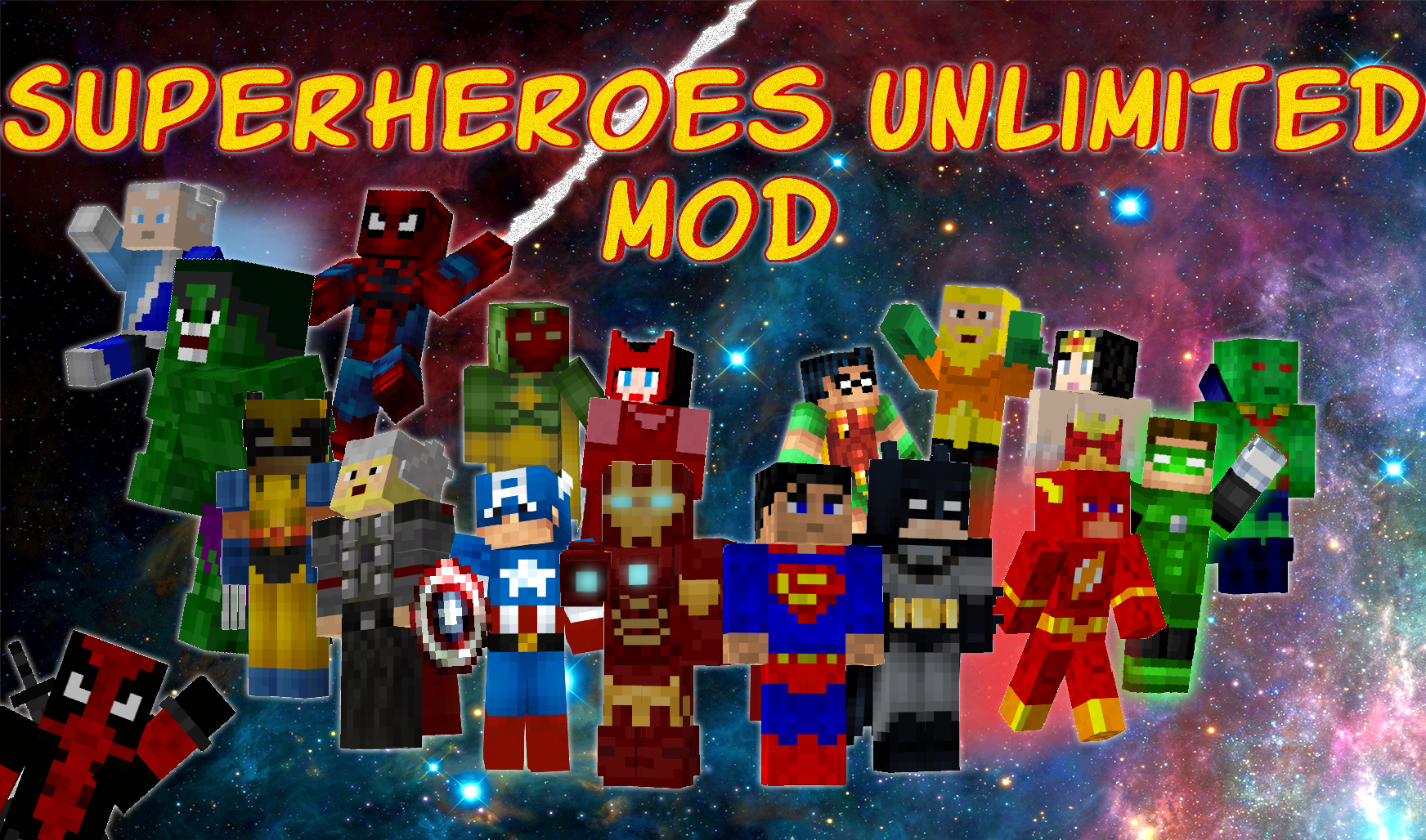how to edit superheroes unlimited mod 1.7.10
